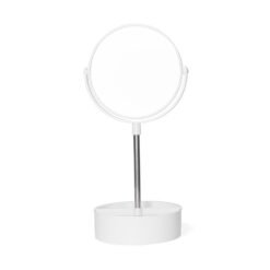 ESPELHO DE MESA PLÁSTICO SPX-18985 NA COR BRANCO