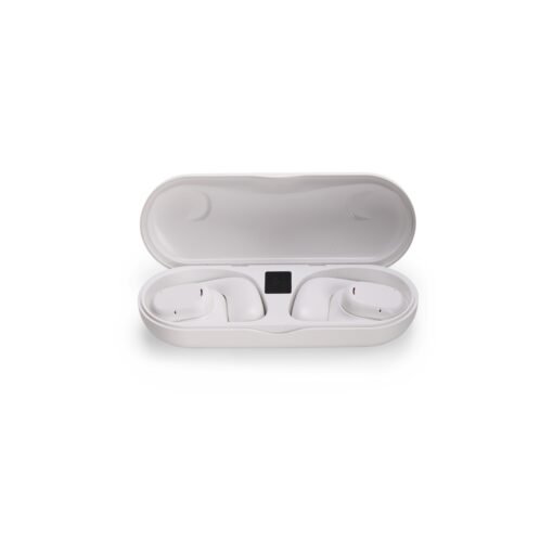 FONE DE OUVIDO BLUETOOTH COM CASE CARREGADOR SPX-09068 NA COR BRANCO