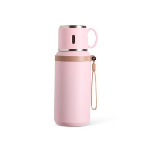 GARRAFA TÉRMICA 600ML SPX-18975 NA COR ROSA