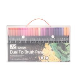 KIT CANETINHAS PONTA DUPLA 72 CORES  SPX-08332B-72 NA COR COLORIDO