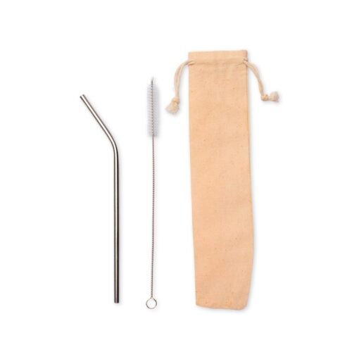 Kit Canudo Personalizado Inox - Inox | Brindes Brasil