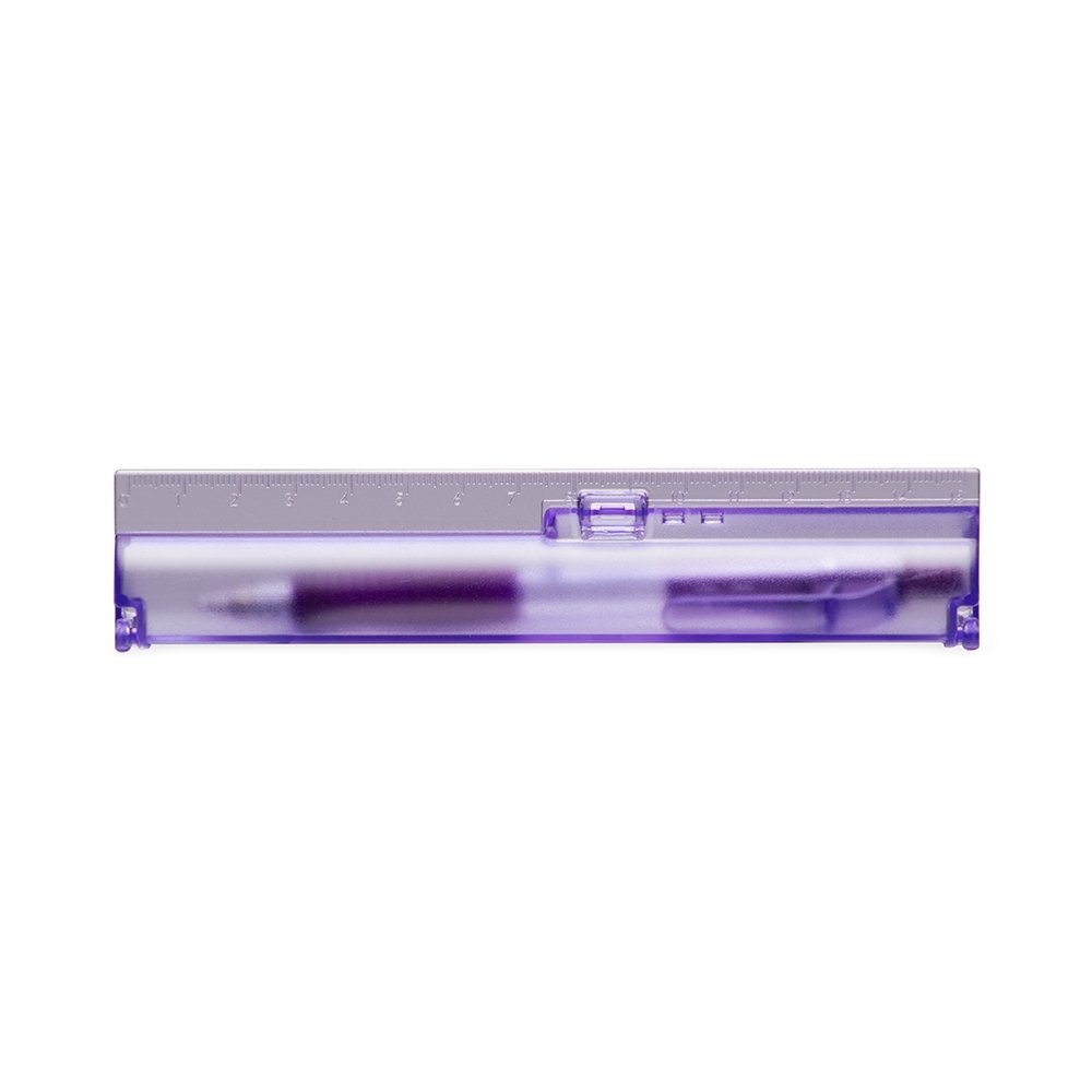 KIT ESTOJO COM CANETA PLÁSTICO SPX-KIT15040 NA COR ROXO