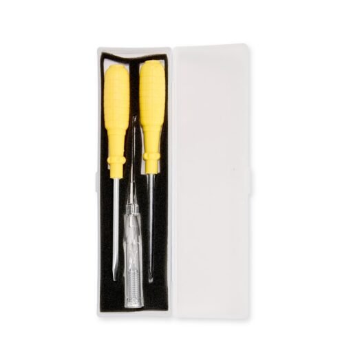 KIT FERRAMENTAS 3 PEÇAS SPX-08324 NA COR TRANSPARENTE