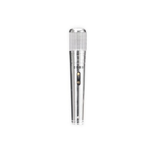 MICROFONE DINÂMICO SPX-MIC01 NA COR PRATA