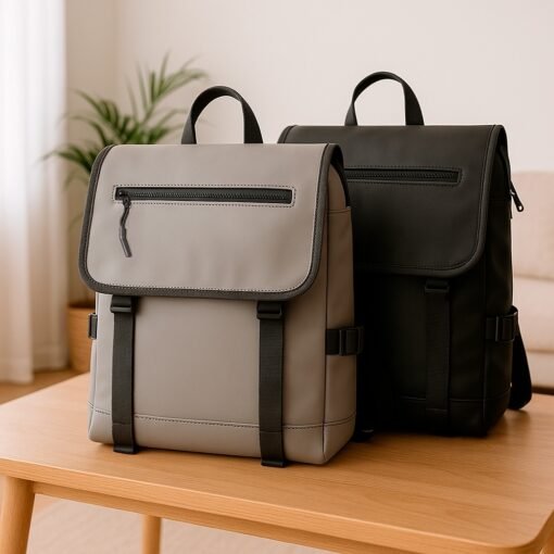 MOCHILA COURO SINTÉTICO 18 LITROS SPX-08297 NA COR CINZA