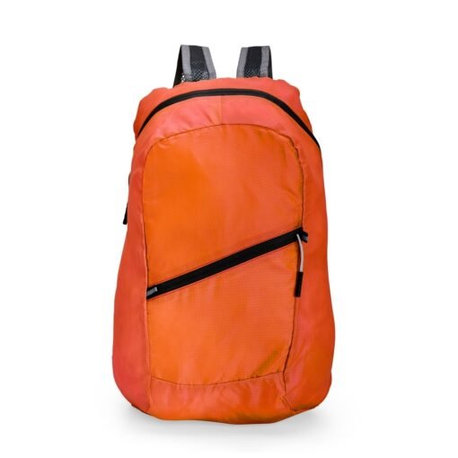 MOCHILA DOBRÁVEL POLIÉSTER 14 LITROS SPX-01333 NA COR LARANJA