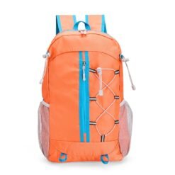 MOCHILA DOBRÁVEL POLIÉSTER 20 LITROS SPX-01334 NA COR LARANJA