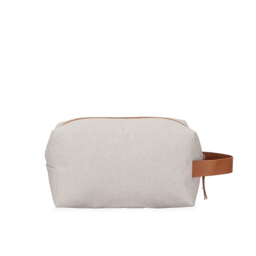 Nécessaire Personalizada Nylon - Branco/Marrom