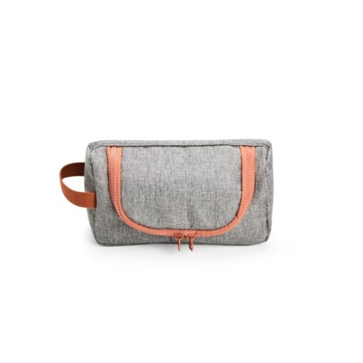 NÉCESSAIRE NYLON SPX-15286 NA COR CINZA