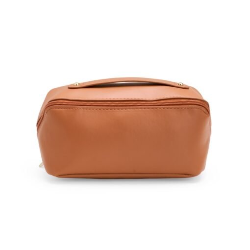 NÉCESSAIRE PU SPX-08272 NA COR MARROM