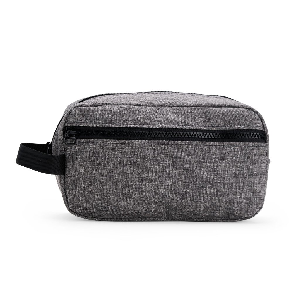 NÉCESSAIRE POLIÉSTER SPX-15254 NA COR CINZA