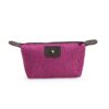 NÉCESSAIRE POLIÉSTER PVC MESCLA SPX-P@15302-ROS NA COR ROSA