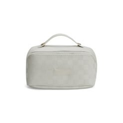 NÉCESSAIRE DE COURO SINTÉTICO SPX-02405 NA COR BRANCO