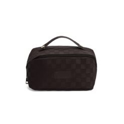 NÉCESSAIRE DE COURO SINTÉTICO SPX-02405 NA COR MARROM