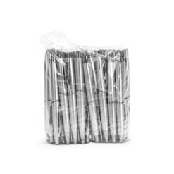 PACOTE COM 50 PÇS CANETA PLÁSTICA SPX-P@00320 NA COR PRATA