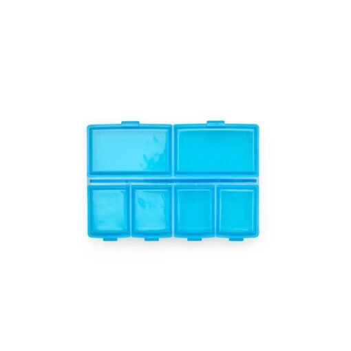 PORTA COMPRIMIDOS PLÁSTICO SPX-08284 NA COR AZUL