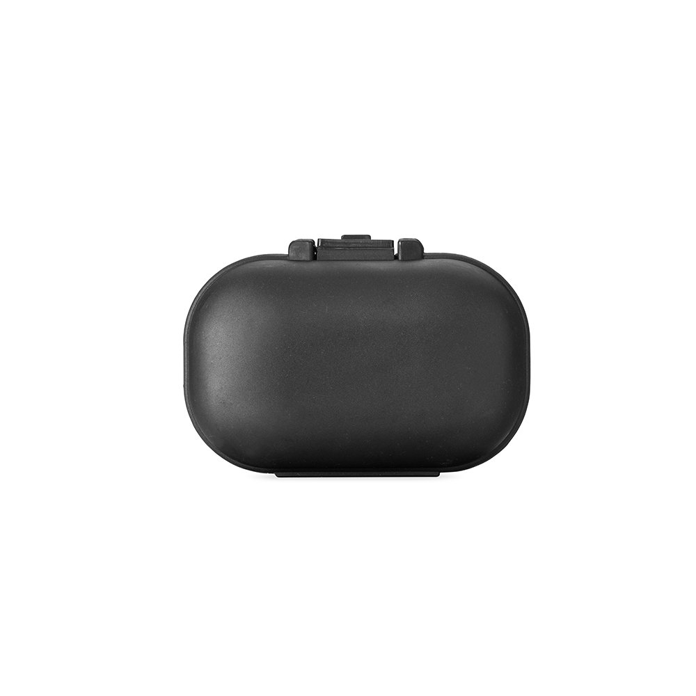 PORTA-COMPRIMIDOS PLÁSTICO SPX-08286 NA COR PRETO