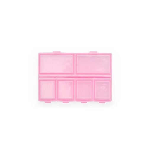PORTA COMPRIMIDOS PLÁSTICO SPX-08284 NA COR ROSA