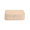 PORTA-JOIAS COM ESPELHO SPX-P@07489-BEG NA COR BEGE