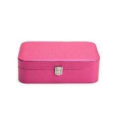 PORTA-JOIAS COM ESPELHO SPX-P@07489 NA COR ROSA