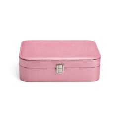 PORTA-JOIAS COM ESPELHO SPX-P@07489 NA COR ROSA