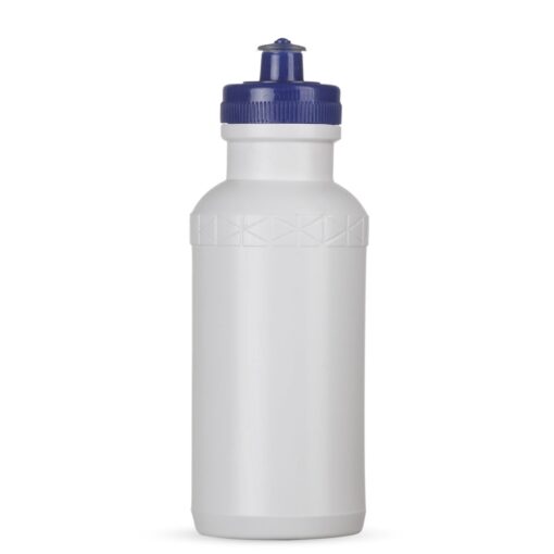 Squeeze Promocional Plastico 500Ml Bic Silicone - branco com detalhes em azul