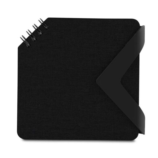 Bloco Personalizado De Anotações Rpet na cor preto
