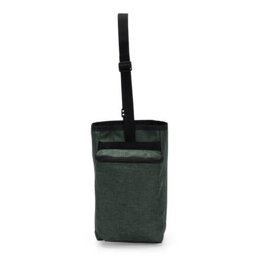 Bolsa Com Logo Poliéster Pvc Mescla na cor verde