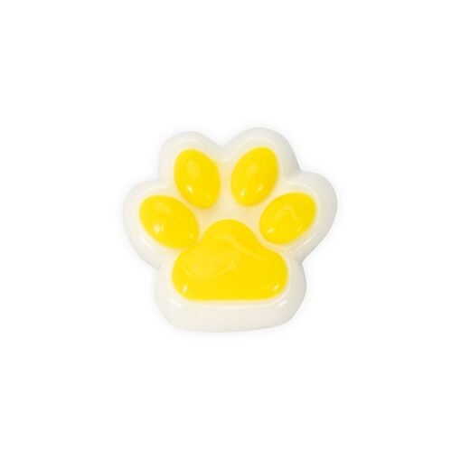Patinha Apertável Antiestresse | Brinde Personalizado na cor amarelo