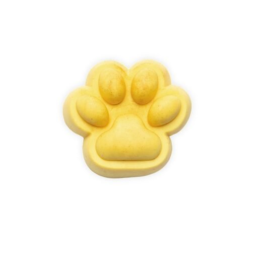 Patinha Apertável Antiestresse | Brinde Personalizado na cor amarelo