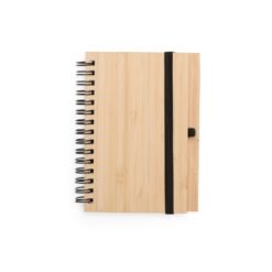 CADERNO ECOLÓGICO COM CANETA SPX-05134B NA COR BAMBU