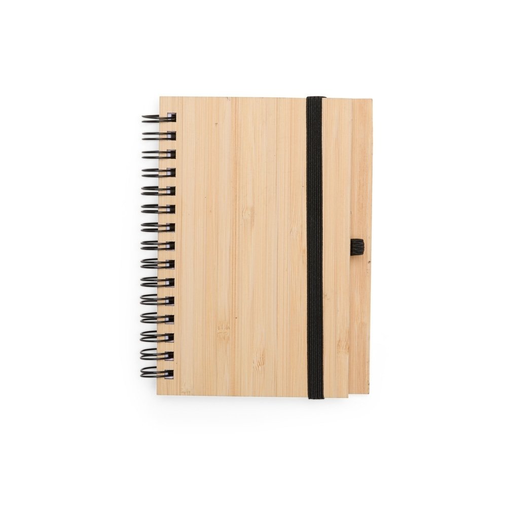 CADERNO ECOLÓGICO COM CANETA SPX-05134B NA COR BAMBU