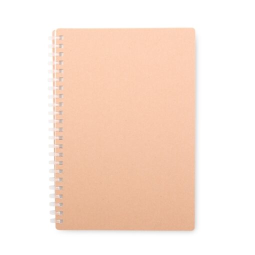 Caderno Personalizado Kraft na cor transparente