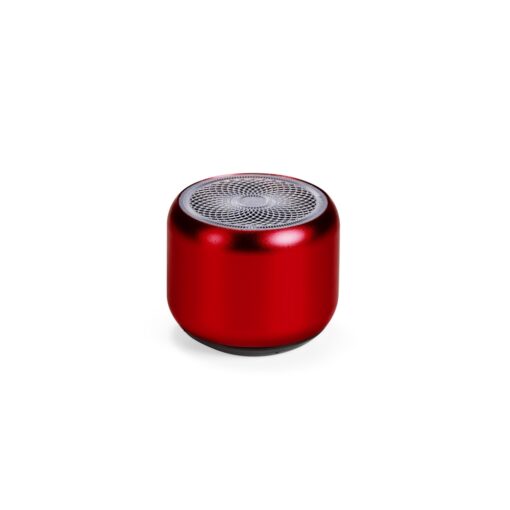 Caixa Personalizada De Som Bluetooth Tws na cor vermelho