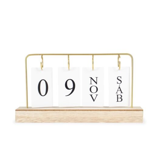 Calendário Personalizado - Madeira | Brindes Brasil