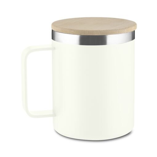 Caneca Para Brindes Térmica 350Ml na cor branco