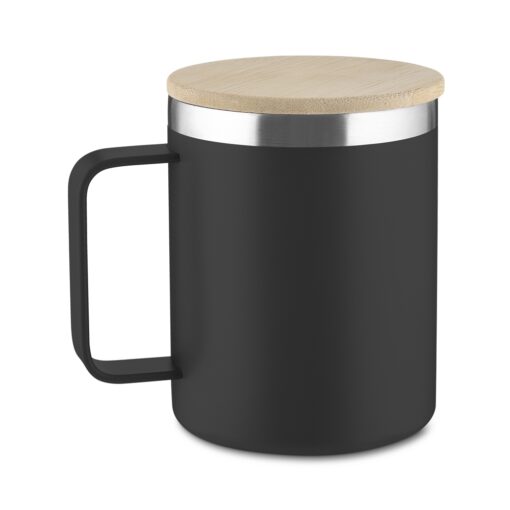 Caneca Personalizada Térmica 350Ml na cor preto