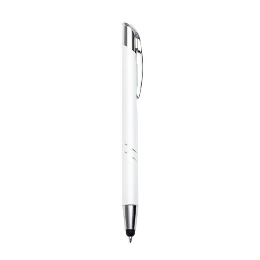 Caneta Personalizada Metálica - Branco/Prata SPX-08159T-BCO/PRA