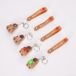 CHAVEIRO CAPIVARA SPX-P$BRINQ106 NA COR AMARELO