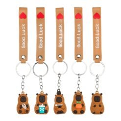 CHAVEIRO CAPIVARA SPX-P$BRINQ129 NA COR MARROM