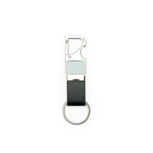 CHAVEIRO METAL COM MOSQUETÃO SPX-08336-PRA/PRE NA COR PRATA