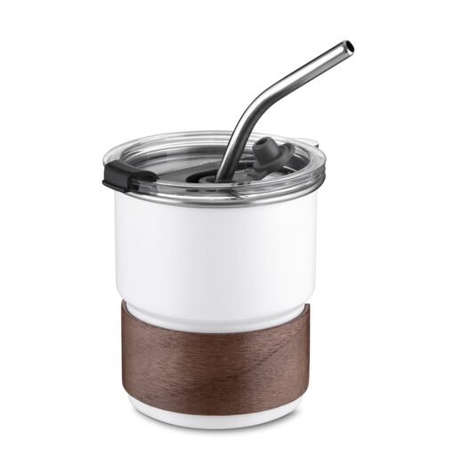 Copo Personalizado Inox 250Ml na cor branco