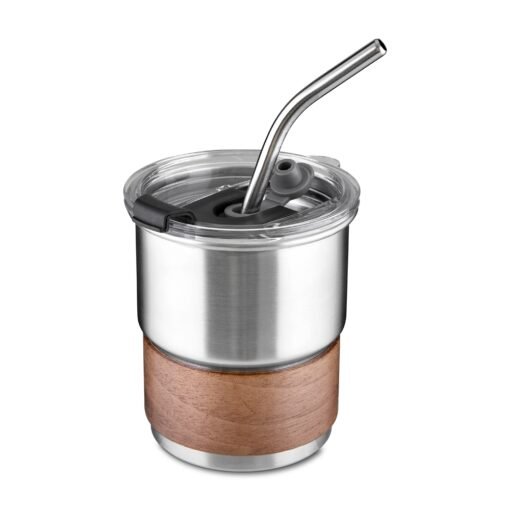 Copo Com Logo Inox 250Ml na cor inox