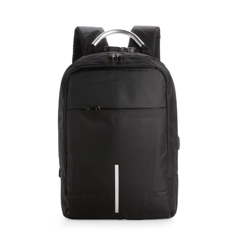 MOCHILA ANTIFURTO POLIÉSTER 16 LITROS SPX-14185 NA COR PRETO