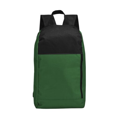 Mochila Personalizada Para Empresas Poliéster 14L na cor verde