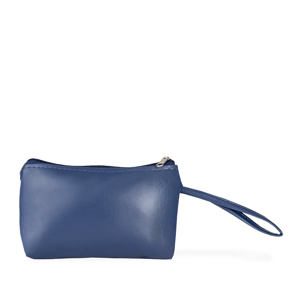 NÉCESSAIRE COURO SINTÉTICO SPX-15116A NA COR AZUL