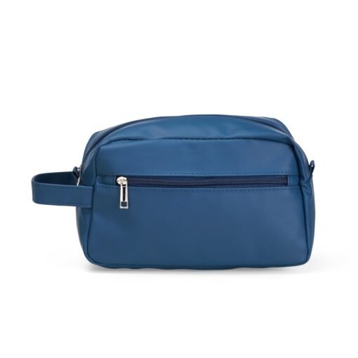 NÉCESSAIRE COURO SINTÉTICO SPX-19019-AZU NA COR AZUL
