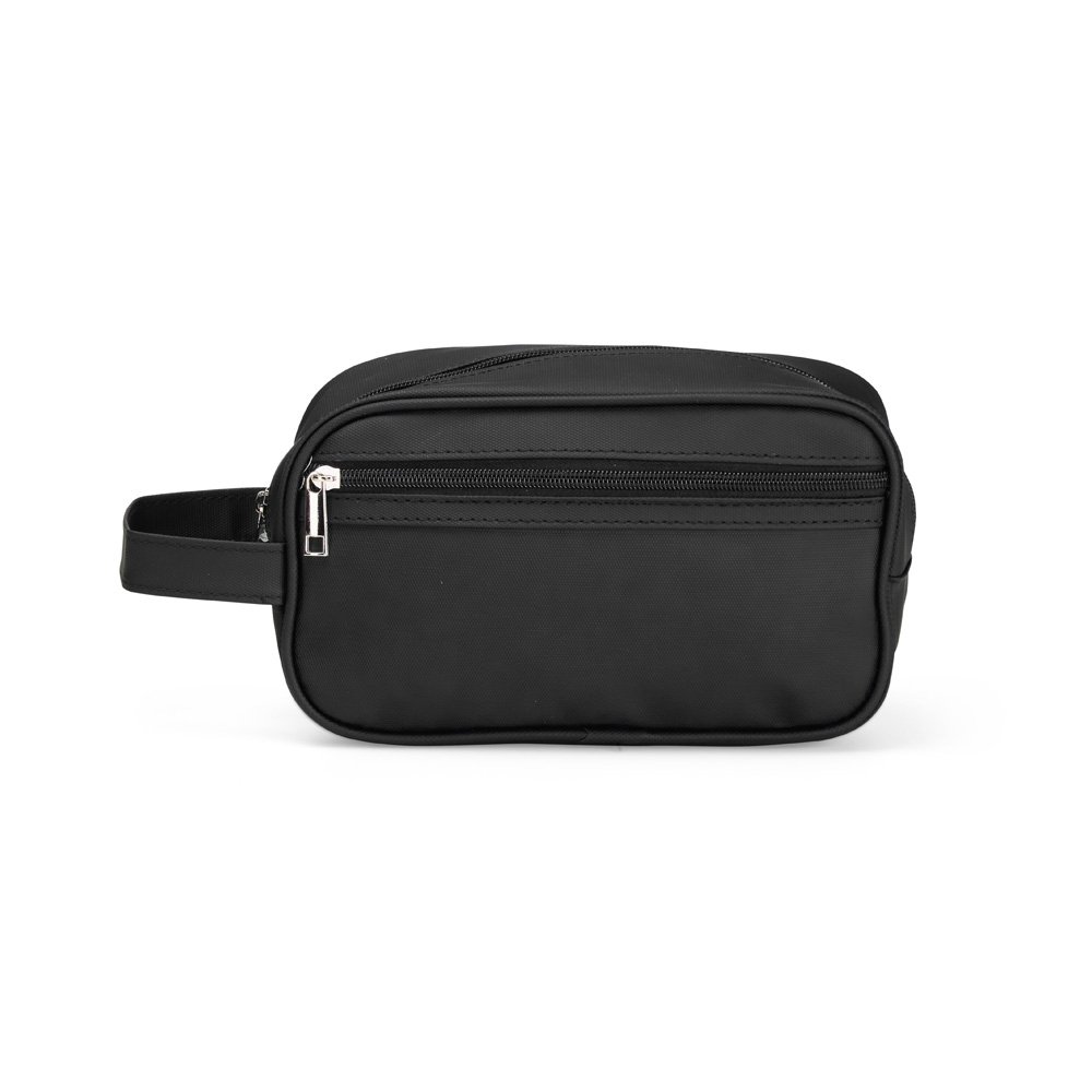 NÉCESSAIRE COURO SINTÉTICO SPX-19022 NA COR PRETO