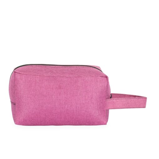 Nécessaire Promocional Poliéster Pvc Mescla na cor rosa