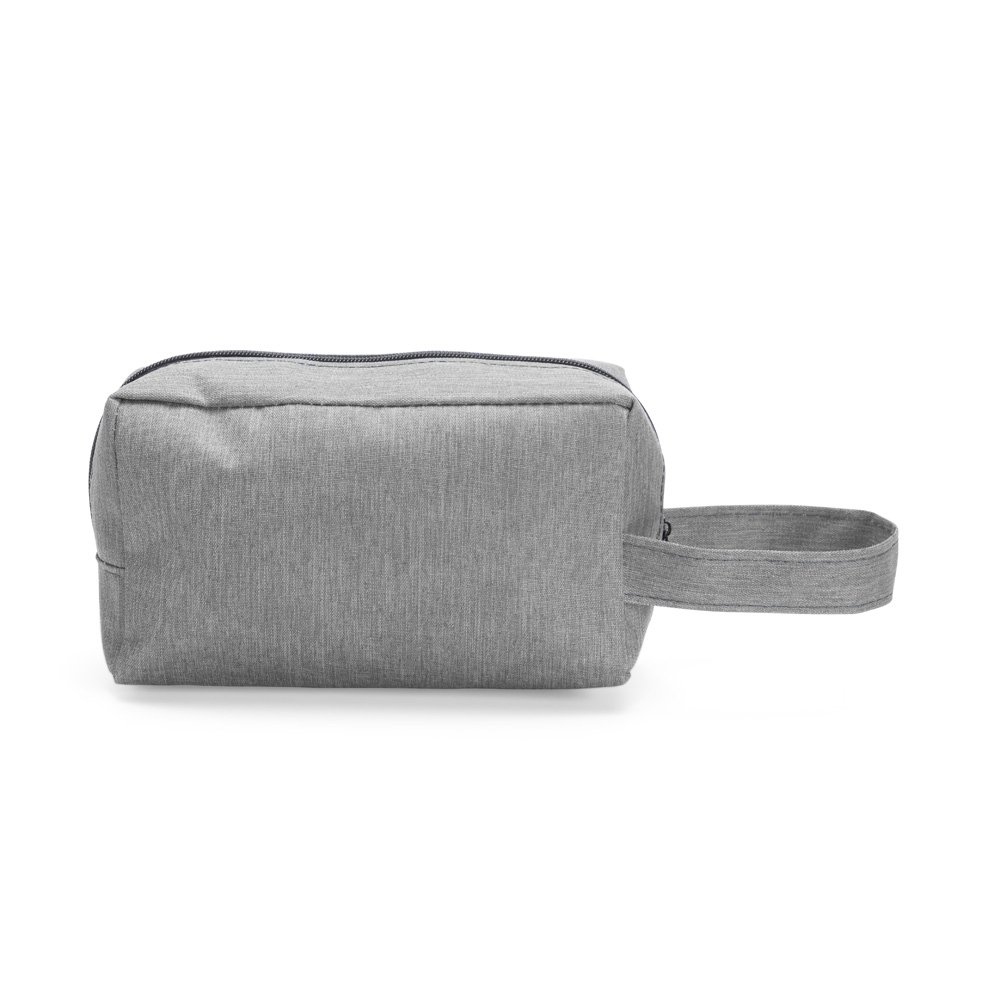 NÉCESSAIRE POLIÉSTER PVC MESCLA SPX-15333 NA COR CINZA